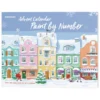 Adventskalender Paint by number / måla efter nummer, 25×28 cm + 24 färger & 3 penslar