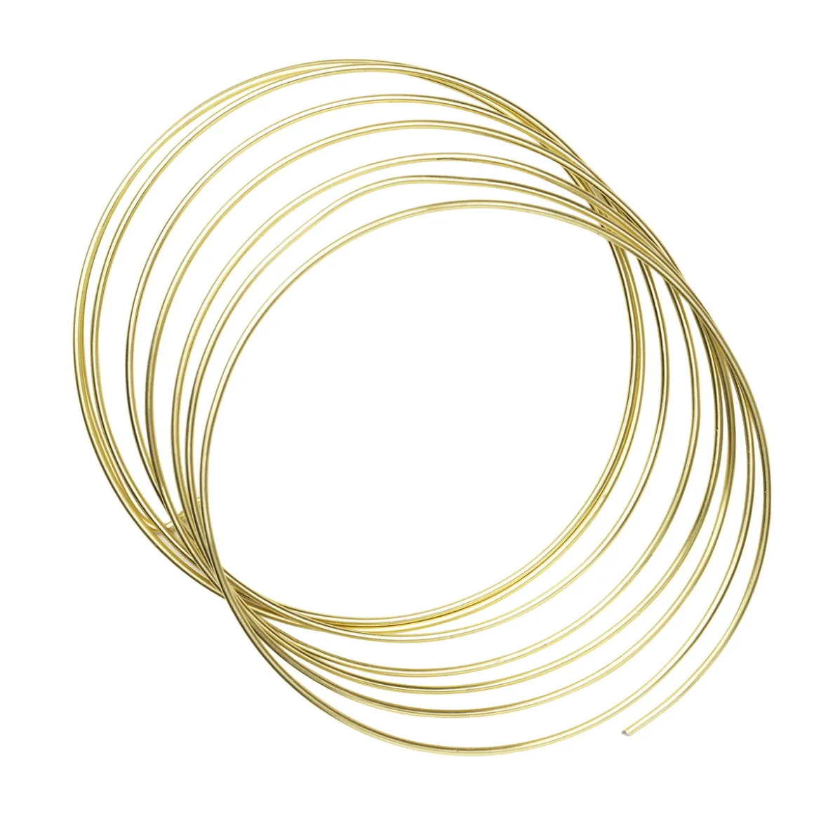 Aluminiumtråd mässingsfärgad, längd 3 meter, Ø2,5 mm