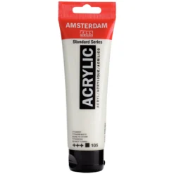 Amsterdam Acrylic akrylfärg 120 ml Titanium White 105