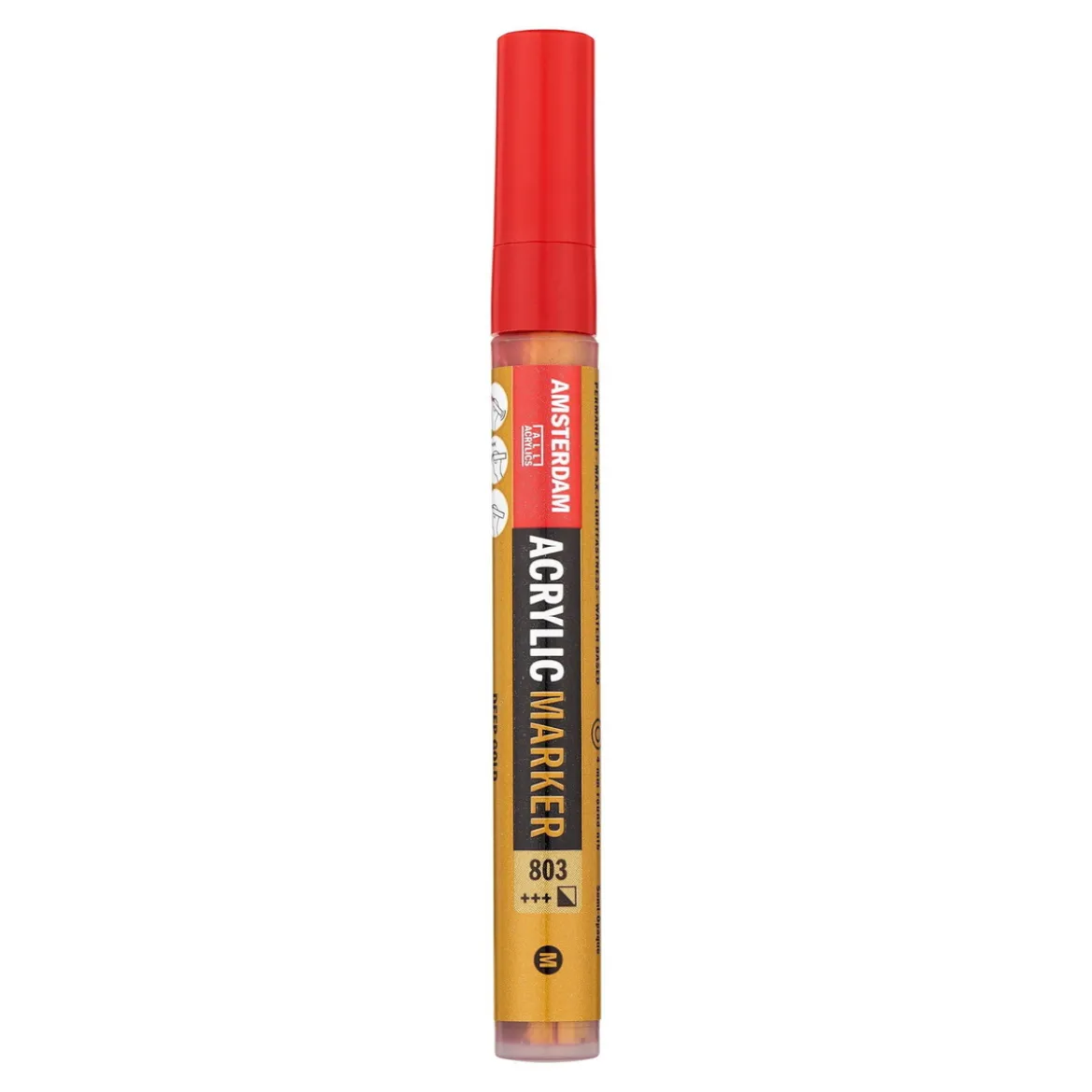 Amsterdam akrylmarker 4 mm Deep Gold - 803