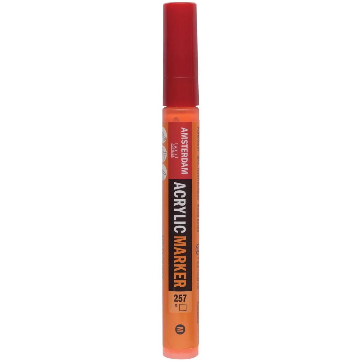 Amsterdam akrylmarker 4 mm Reflex Orange - 257 – UV, UV-färg