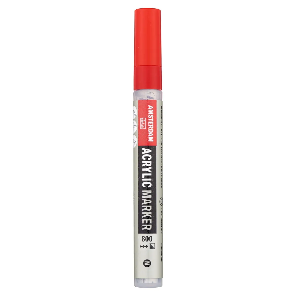 Amsterdam akrylmarker 4 mm Silver - 800