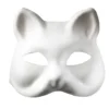 Ansiktsmask katt, kattmask av formpressad papp 18×18 cm