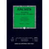 Arches akvarellblock GF, CP, A4 – 210×297 mm, 12 ark, 300 g/m²