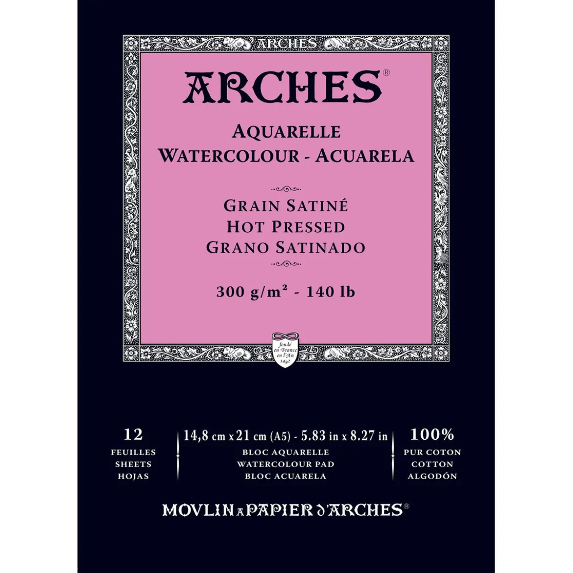 Arches akv.block GS A5 300g
