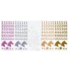 5 ark med glittrande stickers för alla som gillar käpphäst & Hobby Horse!