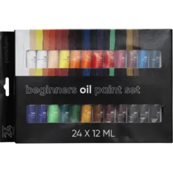 Beginners Oil Paint, oljefärger för nybörjare 24×12 ml