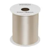 Beige satinband – 73 mm brett och 5 meter långt