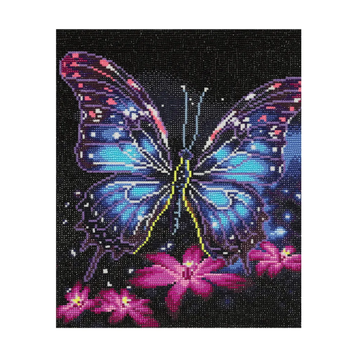Bling Dots Glow, diamond painting för barn självlysande hund 33×40 cm