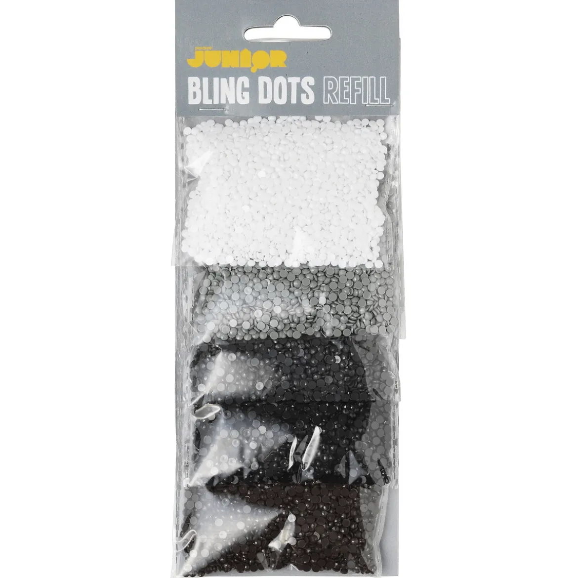 Bling Dots Refill Neutral Ø3 mm – 5 påsar bling dots i neutrala färger