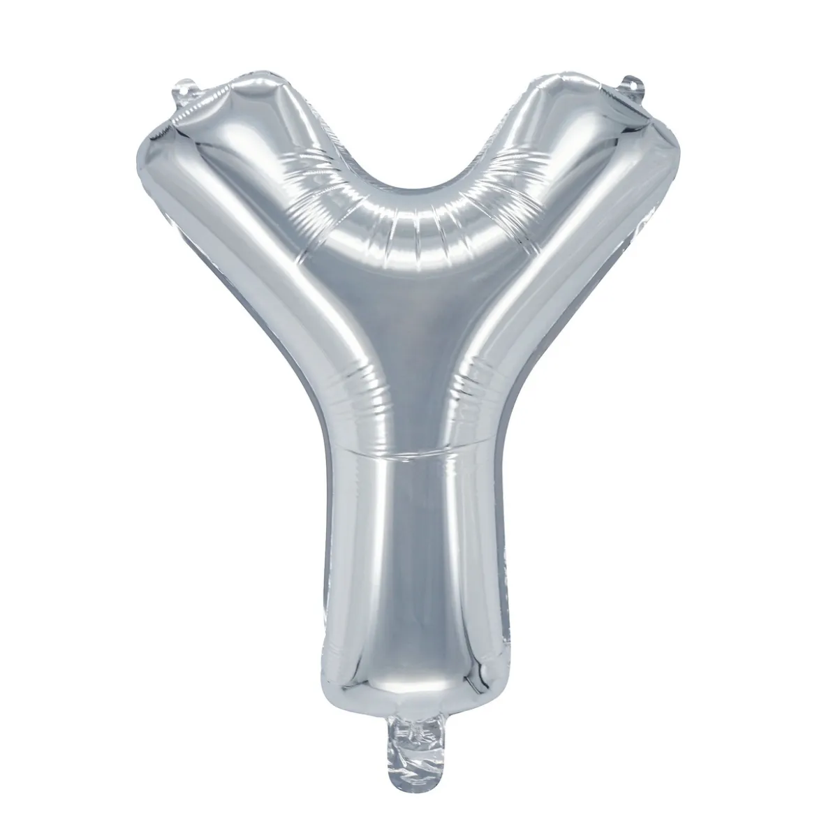 Bokstavsballong Y silver 32 cm