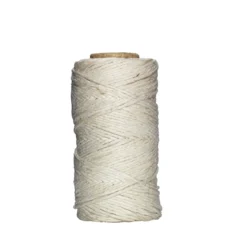 Bomullsnöre 1 mm 45 m natur