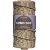 Bomullssnöre 3mm / 100m beige