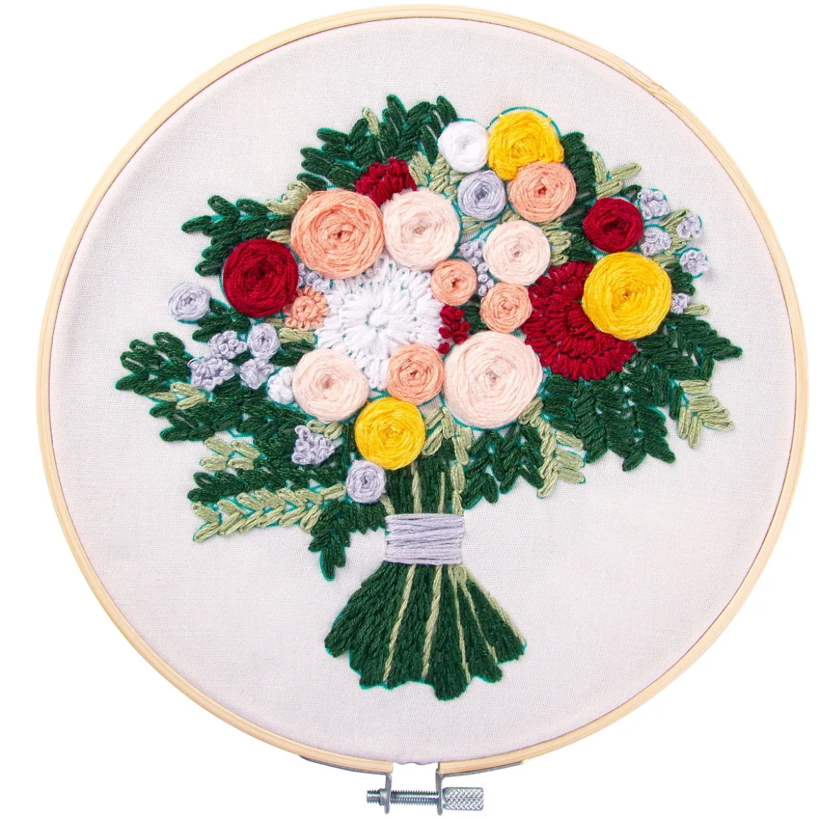 Broderikit blombukett