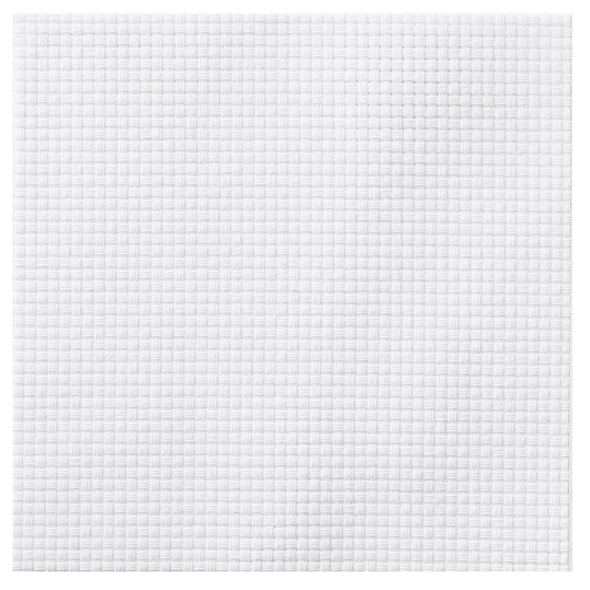 Broderiväv 3,2 48x53 cm vit