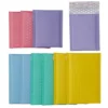 Bubbelplastpåsar i pastellfärger, 10 st. – 6 st. 130×175 mm / 4 st. 105×125 mm