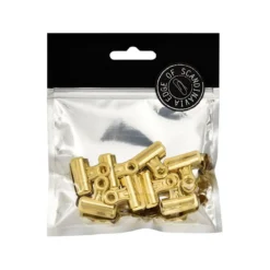 Bulldog klämmor guld 25mm 8p
