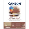 Canson Mi-Teintes Velvet pastellblock Brown Tones, 24×32 cm, 12 ark, 430 g/m²