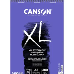Canson XL Mix-Media block A3 297×420 mm, 30 ark, 300g/m²