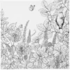 Canvas med tryckt motiv – härlig vårblomster 30×30 cm