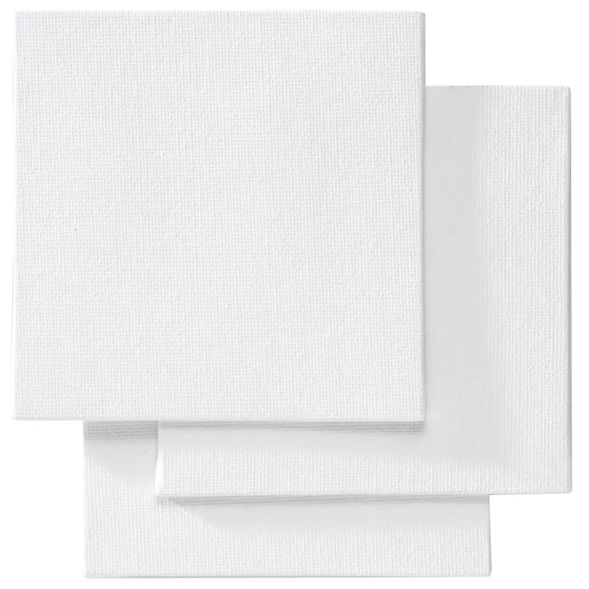 Canvas / målarduk 10x10 cm 3-pack