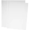 Canvas Panel – 6 st. vita canvaser / målardukar A4 (210×297 mm), 3 mm tjocklek