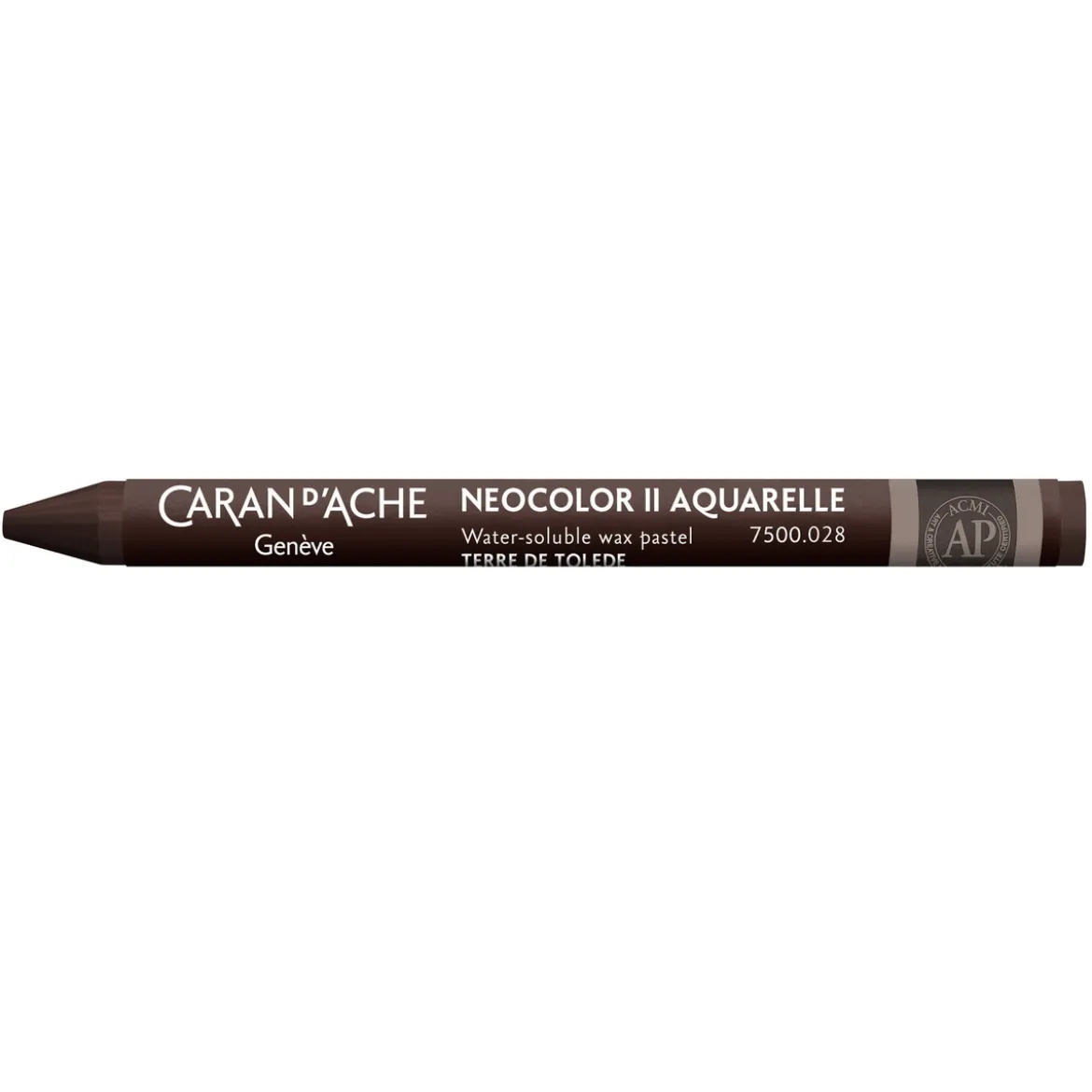 Caran d'Ache akvarellkrita Neocolor II 028 Toledo Brown