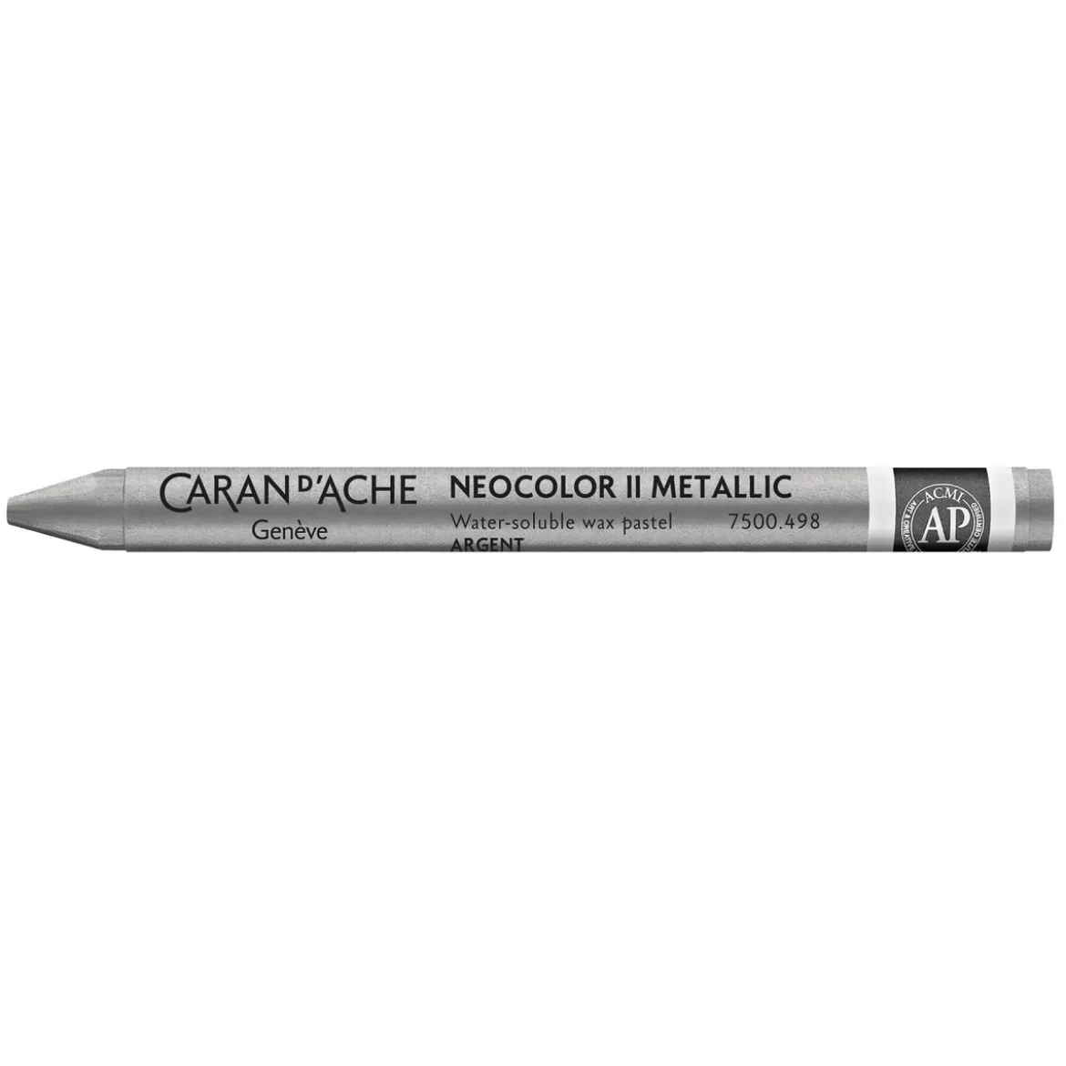 Caran d'Ache akvarellkrita Neocolor II 498 Silver