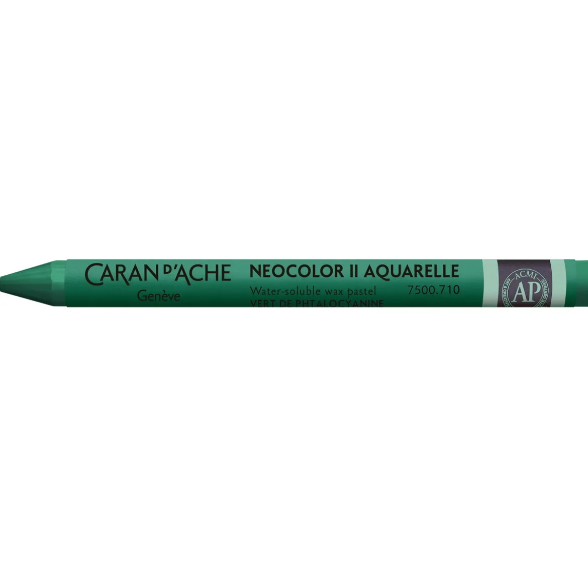 Caran d'Ache akvarellkrita Neocolor II 710 Phthalocyanine Green