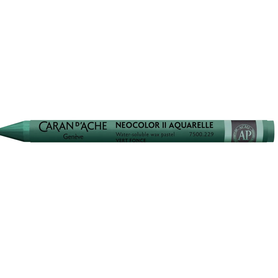 Caran d'Ache akvarellkrita Neocolor II 229 Dark Green