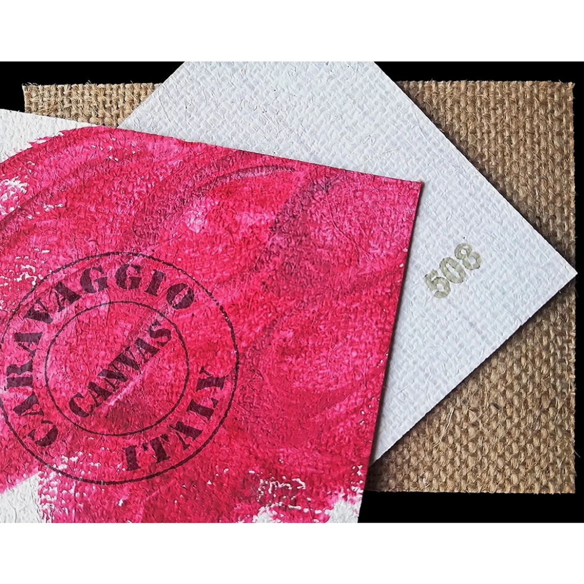 Caravaggio målarduk 508, 210 cm bred, 100% jute, extra grov gräng, 500 g/m²