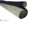 Cartotecnica Rossi kräppapper 802/7 – blå & silver metallic (blå på en sida, silvrig på den andra), 180 g rulle (144 g/m²) à 50×250 cm