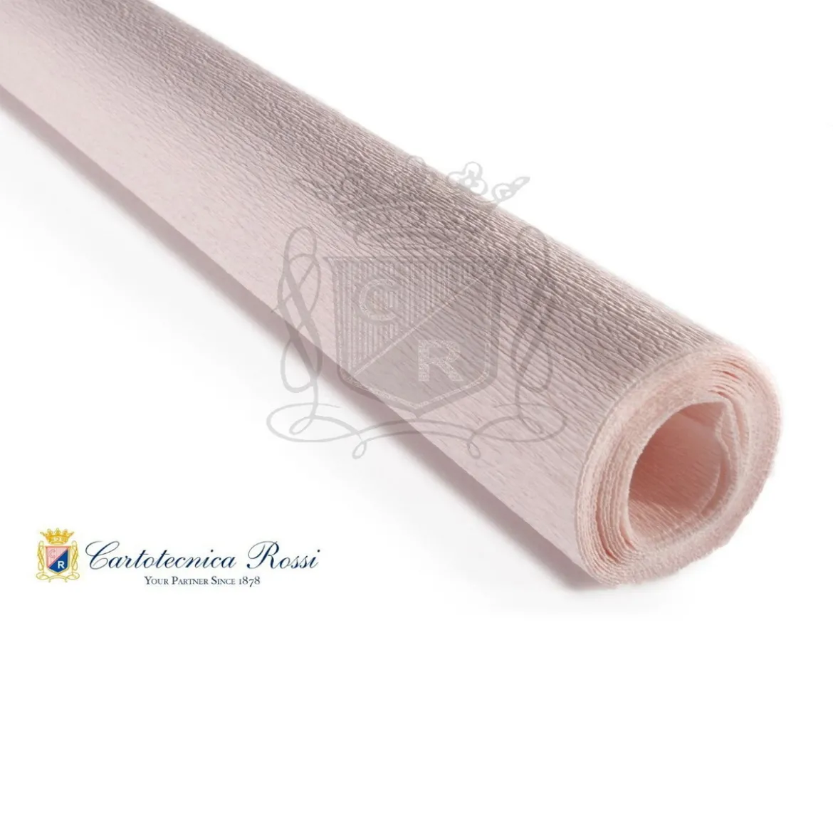 Cartotecnica Rossi kräppapper 362 – mörk ljung, 90 g rulle (120 g/m²) à 50×150 cm