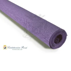 Cartotecnica Rossi kräppapper 394 – blålila, 90 g rulle (120 g/m²) à 50×150 cm