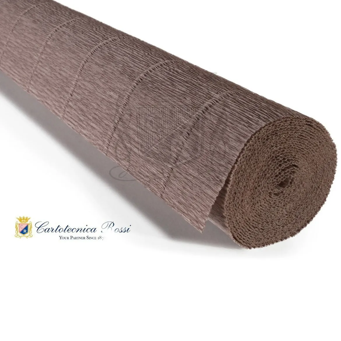 Cartotecnica Rossi kräppapper 17E1 – gammelrosa, 180 g rulle (144 g/m²) à 50×250 cm