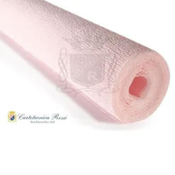 Cartotecnica Rossi kräppapper 569 – blekrosa, 180 g rulle (144 g/m²) à 50×250 cm
