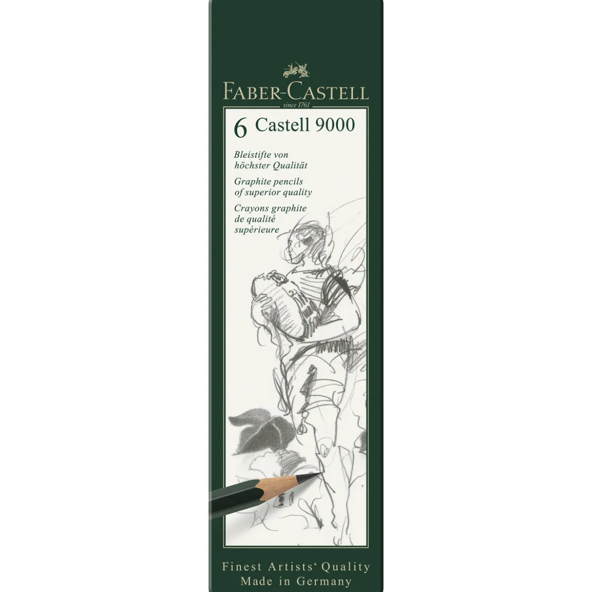 Castell 9000 (HB-8B) 6 st