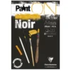 Clairefontaine Paint ON Multi Techniques block A4 (210×297 mm), 20 svarta ark, 250 g/m²