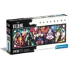 Clementoni Disney Villains Panorama pussel 1000 – 98×33 cm