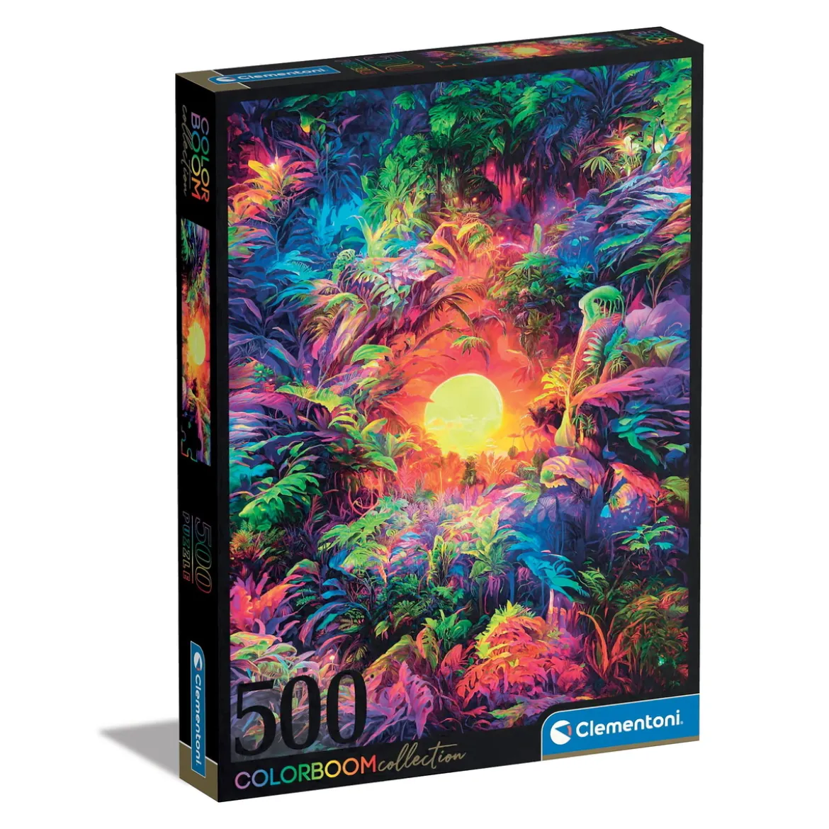 Clementoni pussel Colorboom Collection – Psychedelic Jungle 500 bitar, 36×49 cm