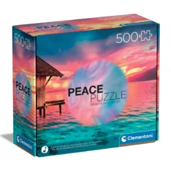 Clementoni pussel – Peace puzzle living the present. 500 bitar, 49×36 cm