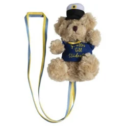20 cm hög studentnalle med studentmössa och band