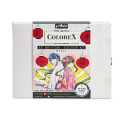 Colorex Manga Discovery Kit – 4×20 ml akvarellbläck, 4 markers + tillbehör