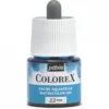 Colorex Watercolor Ink 45 ml Cyan – burk med akvarellbläck och pipett