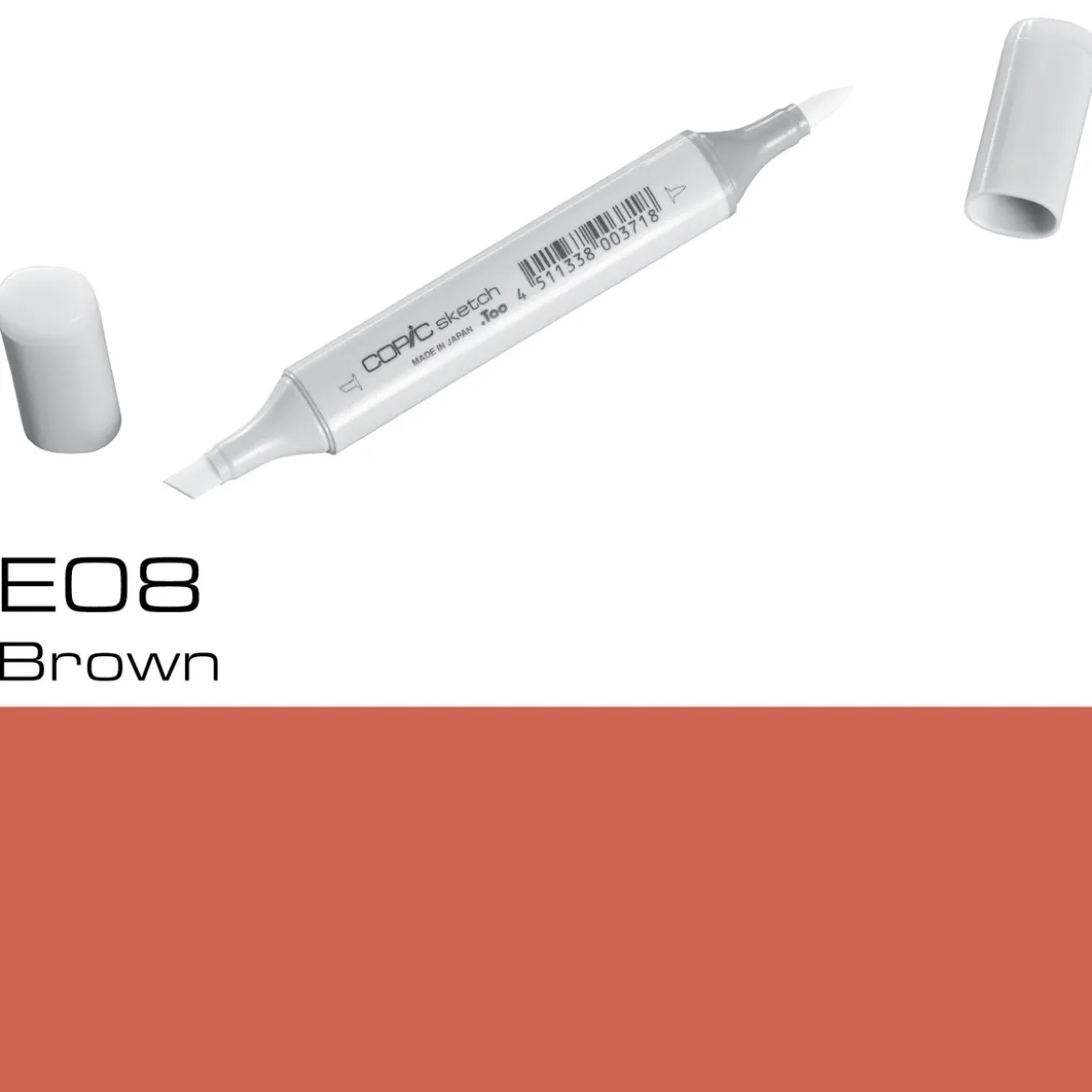 Copic Sketch E08 Brown