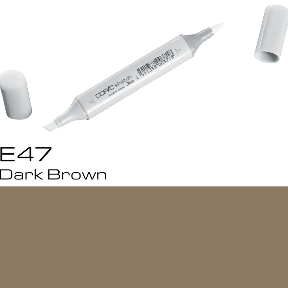 Copic Sketch E47 Dark Brown