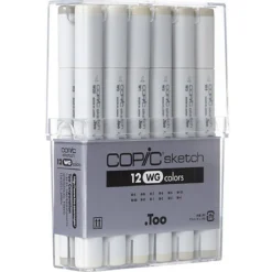 Copic Sketch Warm Grey Set 12