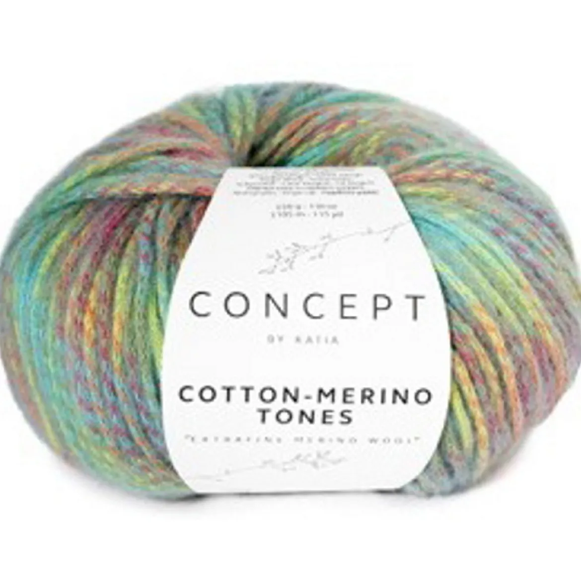 Cotton Merino Tones 50g pastellfärger 304