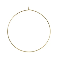 Creolringar Ø40 mm 5 par guldfärgade