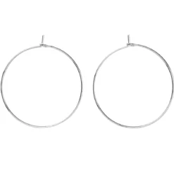 Creolringar 20mm 5par silverf.